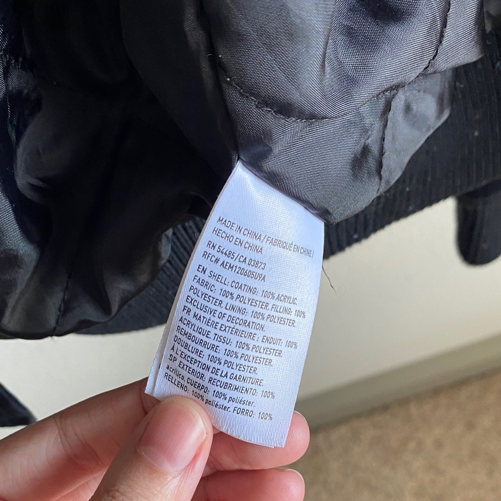 American Eagle Outfitters Black Floral Bomber Jacket - Picture 12 of 13